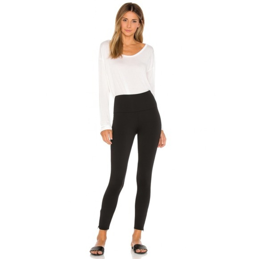 Spanx‎ Seamless Side Zip Black Ankle Size M